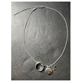 Louis Vuitton-Louis Vuitton MONOGRAM necklace-Silvery