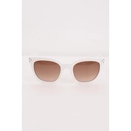 Céline-Weiße Sonnenbrille-Weiß