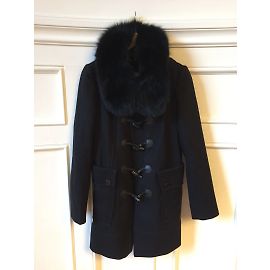 PINKO Coats T.FR 38 Wool Black