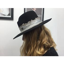 MAISON MICHEL Hats T.International S wool Black