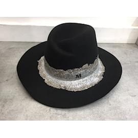 Maison Michel-MAISON MICHEL  Hats T.International S Wool-Black