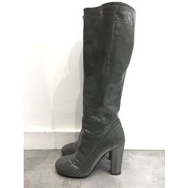 Botas MIU MIU T.UE 37 Charol Gris