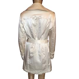 Autre Marque-NICHT SIGN / UNSIGNED Coats T.fr 40 Baumwolle-Weiß