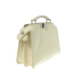 Fendi-Bolso satchel Fendi pequeño Peekaboo ISeeU blanco-Blanco