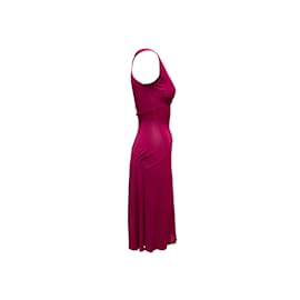 Alaïa-Vintage Fuchsia Alaia 1980s Sleeveless Dress Size US XS-Other