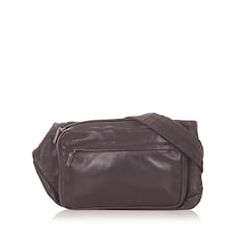 Prada-Brown Prada Leather Belt Bag-Brown