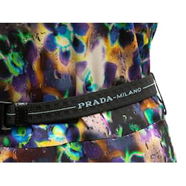 Prada-Multicolor Prada 2019 Floral Print Sleeveless Dress Size IT 44-Multiple colors