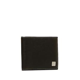 Cartier-Black Cartier Leather Bi-Fold Wallet-Black