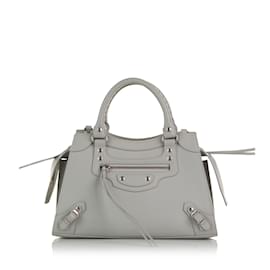 Balenciaga-Gray Balenciaga Neo Classic City Satchel-Other