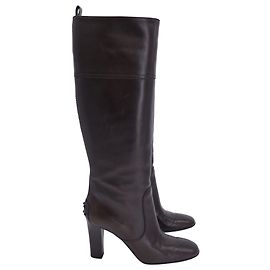 Botas Jodie Tod's em couro marrom Marrom