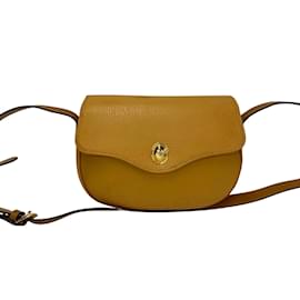 Dior-Leather Crossbody Bag-Brown