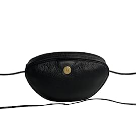 Dior-Leather Crossbody Bag-Black