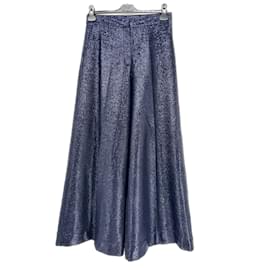 Autre Marque-NON SIGNE / UNSIGNED  Trousers T.International S Viscose-Blue
