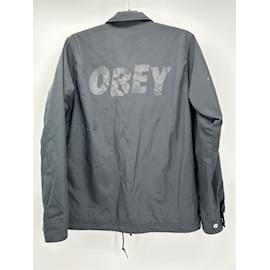 Autre Marque-OBEY  Jackets T.International S Polyester-Black