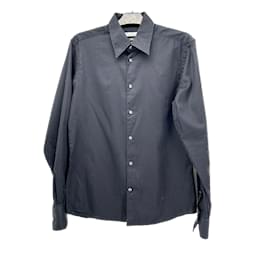 Versace-VERSACE Camisas T.UE (tour de cou / cuello) 40 Algodón-Negro