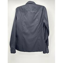 Versace-VERSACE Camisas T.UE (tour de cou / cuello) 40 Algodón-Negro