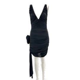 Magda Butrym Kleid T.FR 38 Viskose Schwarz