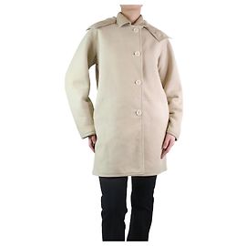Theory Beige shearling coat - size S Other