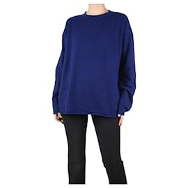 Sofie d'Hoore-Dark blue crewneck jumper - size S-Blue