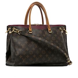 Louis Vuitton-Louis Vuitton Brown Monogram Pallas MM-Brown