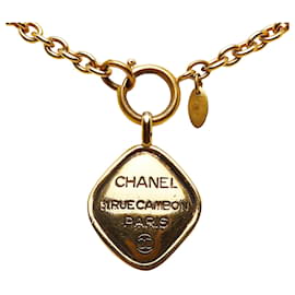 Chanel-Chanel Dourado 31 Colar com pingente Rue Cambon-Dourado