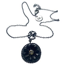 Christian Lacroix Colliers Noir Argenté