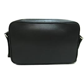 Céline-Leather Messenger Bag-Black