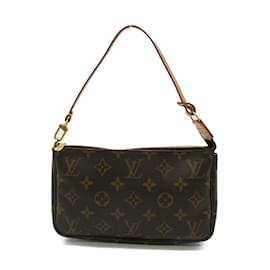 Louis Vuitton-Pochette Monogram Accessori M51980-Marrone