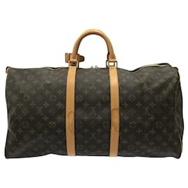 Louis Vuitton-Louis Vuitton Keepall 55-Brown