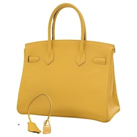 Hermès-HERMES BIRKIN 30-Jaune