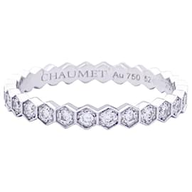 Chaumet-Chaumet wedding ring "Bee my Love" white gold, diamants.-Other