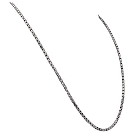 Cartier-Cartier white gold gray rhodium plated necklace.-Other