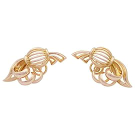 inconnue-Vintage rose gold earrings.-Other