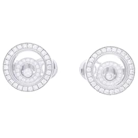 Chopard-Chopard "Happy Spirit" white gold earrings, diamants.-Other