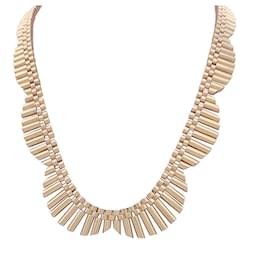 inconnue-Years collar necklace 1950 Rose gold.-Other