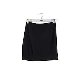 Dolce & Gabbana-wool mini skirt-Black