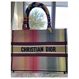 Christian Dior-Tote libro multicolor, ¡raro!-Multicolor