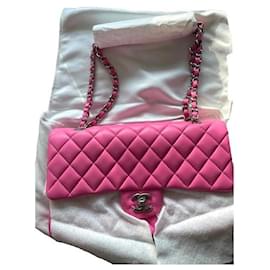 Chanel-Medium Chanel classic flap Barbie pink, Spring 2020, BNIB-Pink