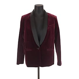 Autre Marque-chaqueta de algodón-Roja