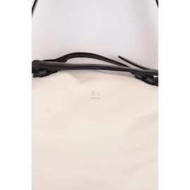 Autre Marque-Leather shoulder bag-Beige