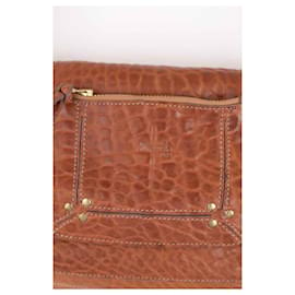 Jerome Dreyfuss-Lucien leather handbag-Brown