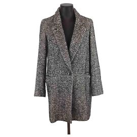 Isabel Marant Wollmantel Schwarz