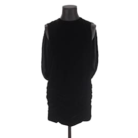 Saint Laurent-Vestido negro-Negro