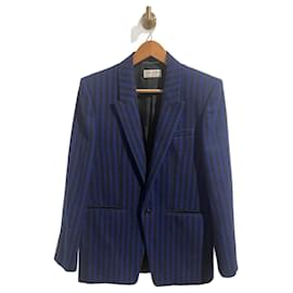 Saint Laurent-SAINT LAURENT  Jackets T.International S Wool-Blue