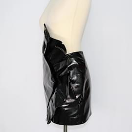 Saint Laurent-Mini falda negra-Negro