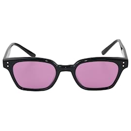 Autre Marque-Black/Pink Leroy 01 Square Frame Sunglasses-Black