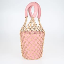 Staud-Pink Mini Moreau Bucket Bag-Pink