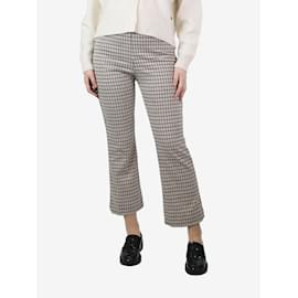 Autre Marque-Beige check trousers - size UK 8-Other