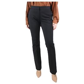 Victoria Beckham Pantalon tailleur droit noir - Taille UK 10 Noir