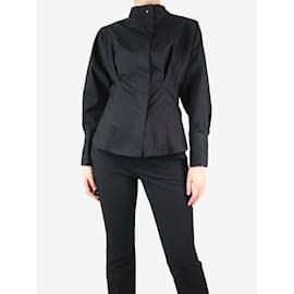 Isabel Marant Etoile-Black high-neck shirt - size UK 12-Black